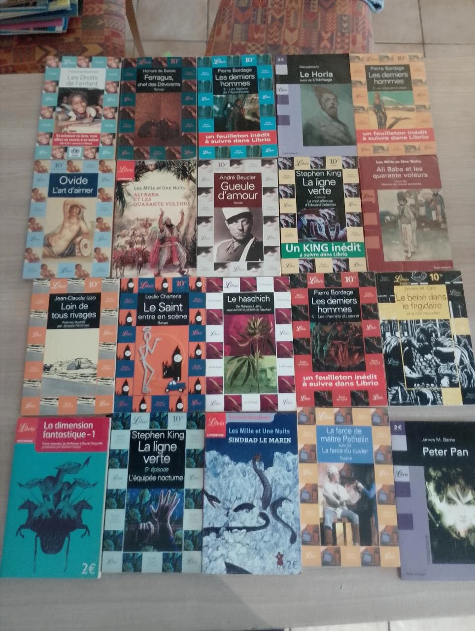 Collection librio lot de 20 (offre pour le Week-end)